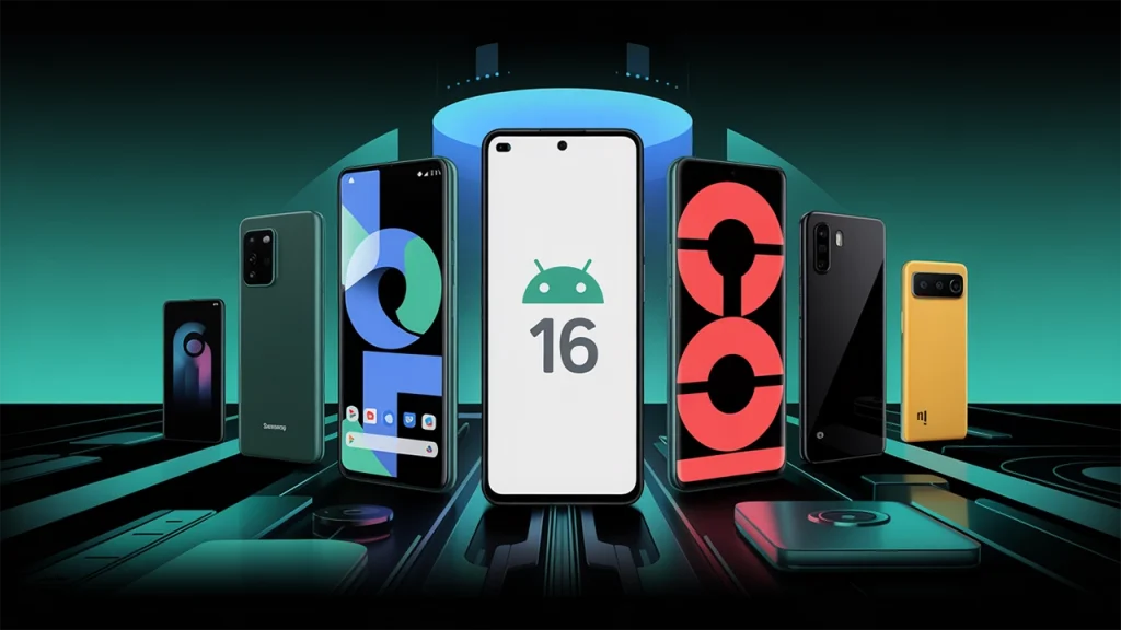 Móviles que actualizarán a Android 16 – lista completa con modelos y fechas por marca
