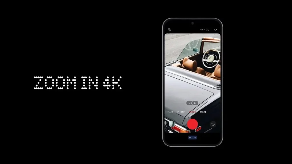 Nothing Phone (3a) estrena grabación telefoto en 4K con su nueva actualización