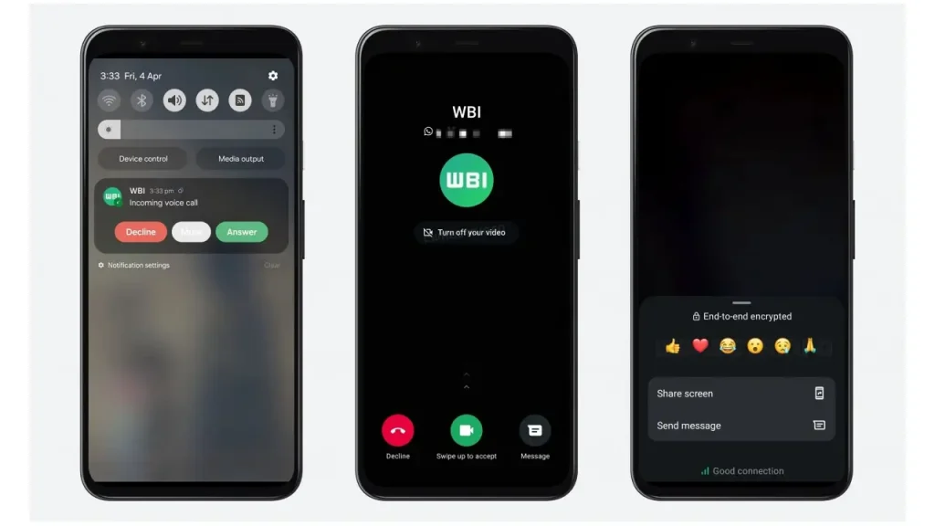 WhatsApp prueba nuevas funciones para llamadas de audio y video: privacidad y reacciones en tiempo real