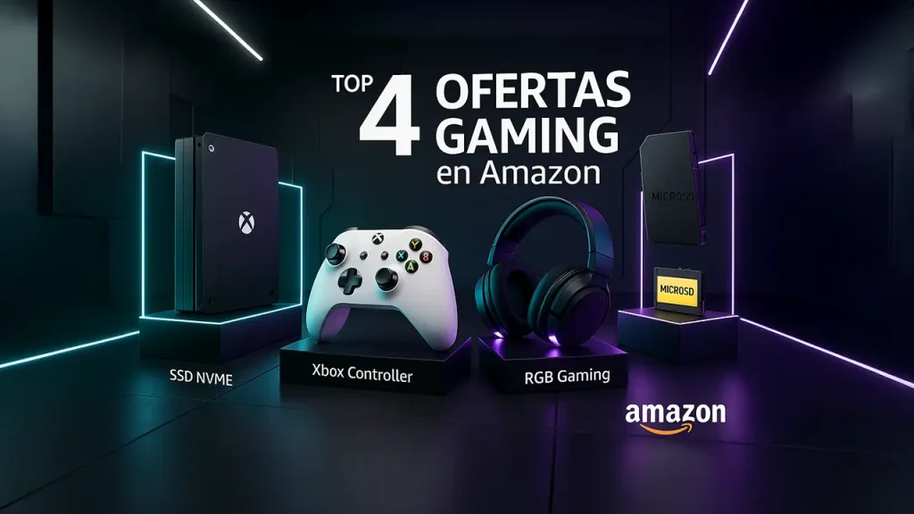 🎯 Ofertas gaming Amazon hoy – Los 4 chollos que arrasan