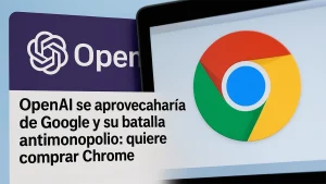 OpenAI apunta alto: podría hacerse con Chrome si Google lo pierde por monopolio OpenAI podría comprar Chrome si Google debe venderlo por monopolio
