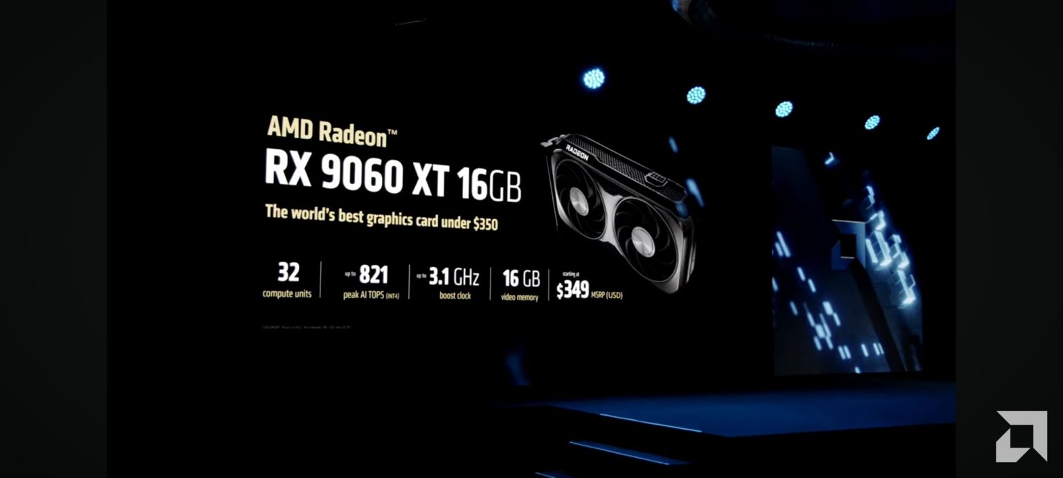AMD Radeon RX 9060 XT con hasta 16 GB de VRAM y precio competitivo para ganar a la RTX 5060 Ti