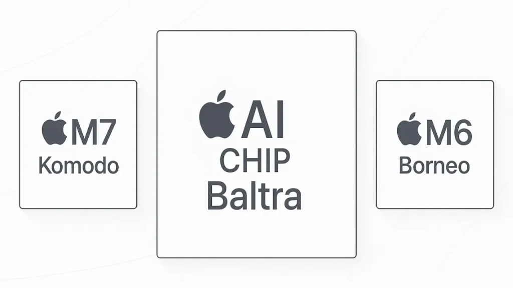 Apple prepara un salto colosal en rendimiento con sus próximos chips M6, M7 y un servidor AI con especificaciones descomunales