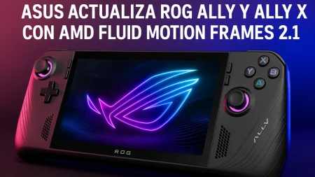 Asus actualiza sus ROG Ally y Ally X con AMD Fluid Motion Frames 2.1: mejor rendimiento gráfico, pero con advertencia
