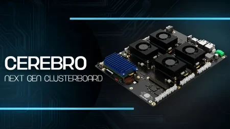 Cerebro Clusterboard: la placa base que conecta hasta 4 Raspberry Pi, Jetson o Radxa CM5