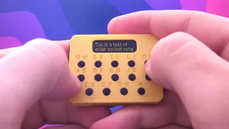 EclairM0: el bloc de notas digital más pequeño que jamás hayas visto (y puedes construirlo tú mismo)