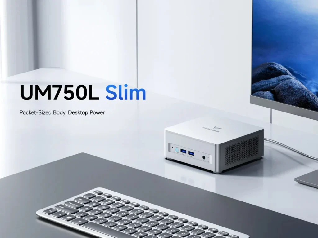 El nuevo Minisforum UM750L Slim ofrece potencia Ryzen en formato mini por menos de 400 dólares