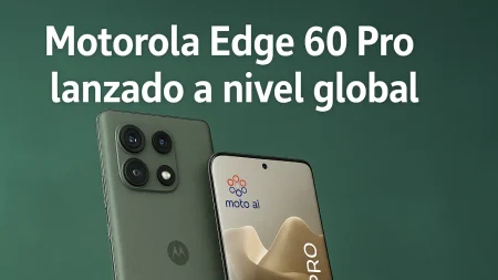 Motorola Edge 60 Pro: lanzamiento global con pantalla pOLED curva y cámara frontal de 50MP