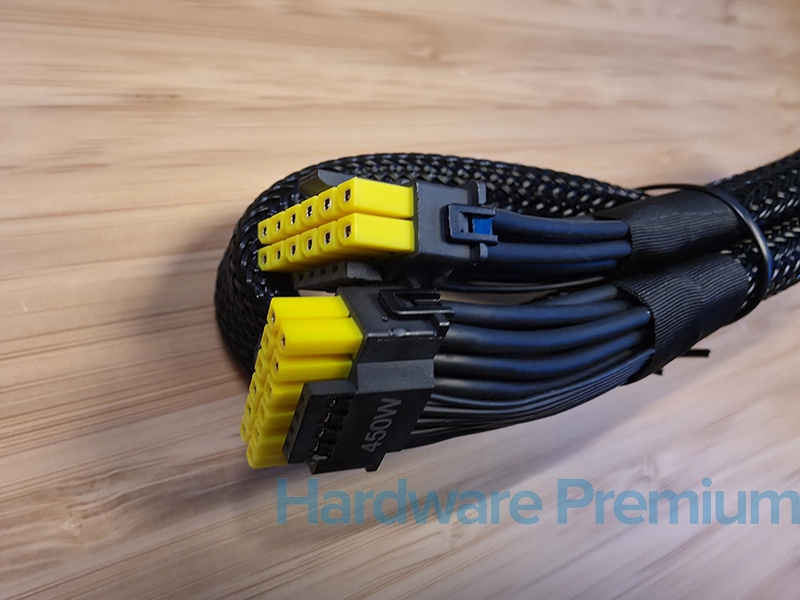Cable para conector 12v6pwr con cabezal amarillo de la MSI MAG A750GL PCIE5 II