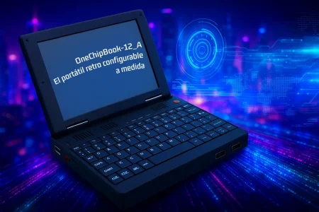 OneChipBook-12-A: Un portátil retro que puedes configurar a medida