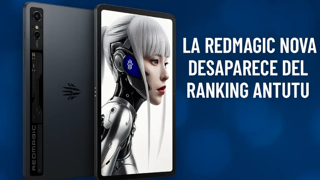 RedMagic Nova desaparece del ranking AnTuTu de tablets más potentes de abril 2025