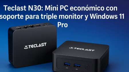 Teclast N30: el mini PC asequible que impulsa tu productividad sin ocupar espacio