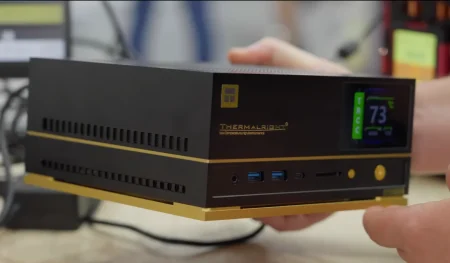 Thermalright presenta su primera línea de mini PCs con refrigeración líquida y chips AMD Strix Halo