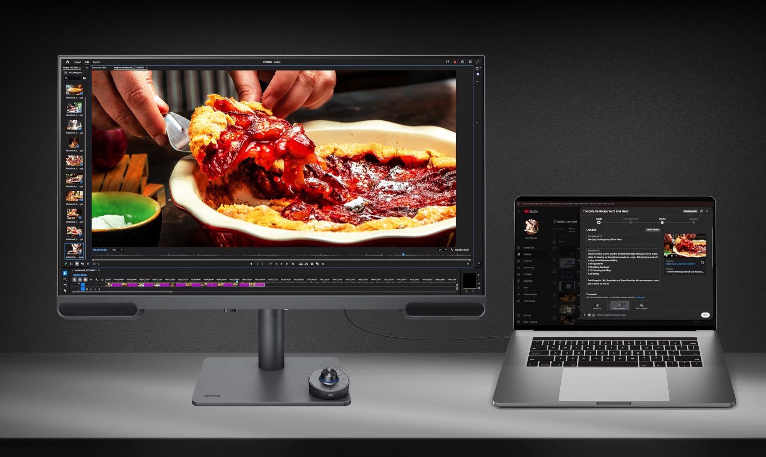 BenQ PV3200U el monitor 4K para MacBook con USB-C y sonido 2.1 ya está disponible