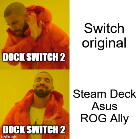 La Nintendo Switch original no es compatible con el dock de la Switch 2, pero Steam Deck y ROG Ally X sí lo son (con truco)