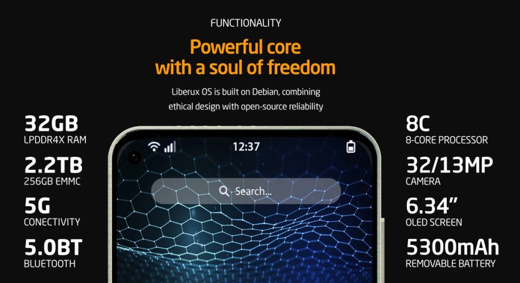 Liberux NEXX se lanza en Indiegogo con 32 GB de RAM y procesador RK3588S