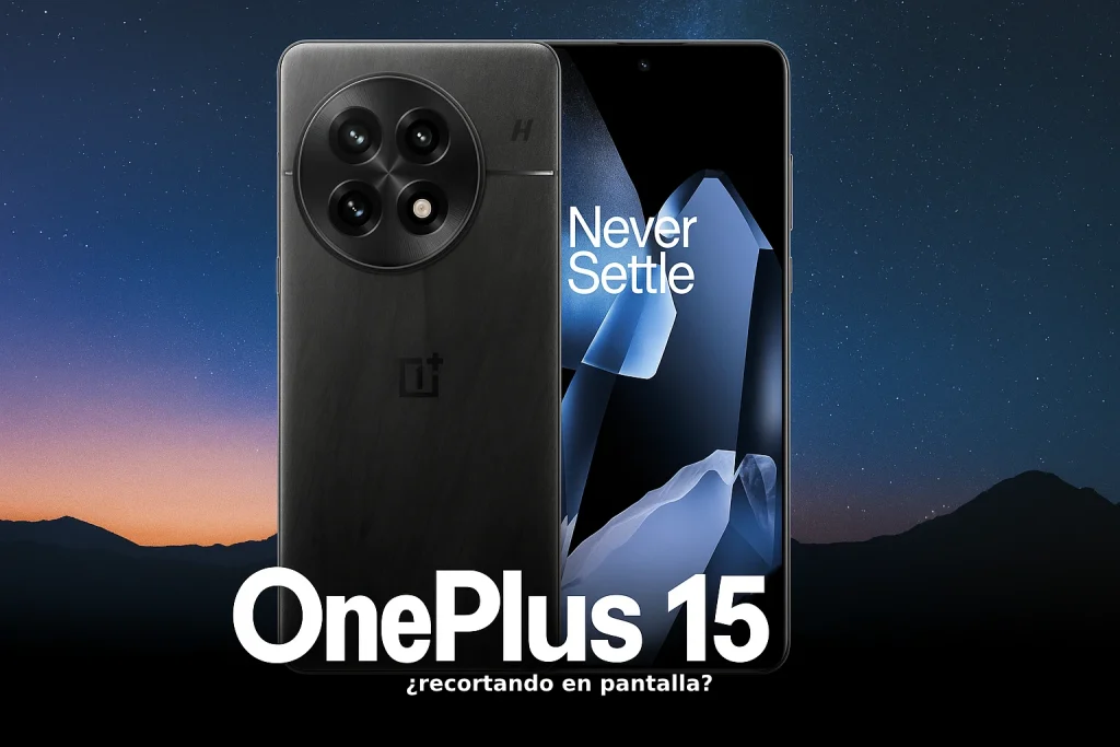 OnePlus 15: el nuevo buque insignia apuesta por potencia, pero recorta en pantalla