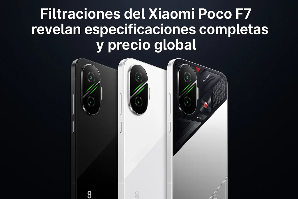 Revelado todo sobre el Poco F7 de Xiaomi antes de su lanzamiento global