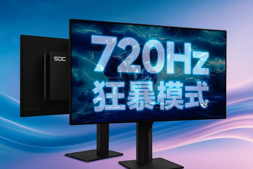 SDC Flash 540-Meta: el monitor OLED de 720 Hz que rompe barreras en el gaming competitivo