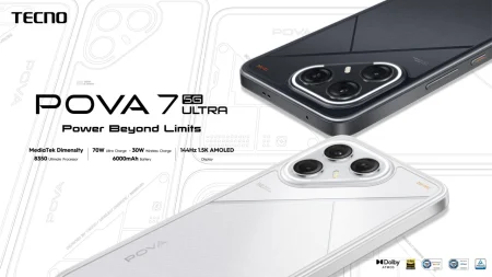 Tecno Pova 7 Ultra 5G: un gama media con diseño galáctico