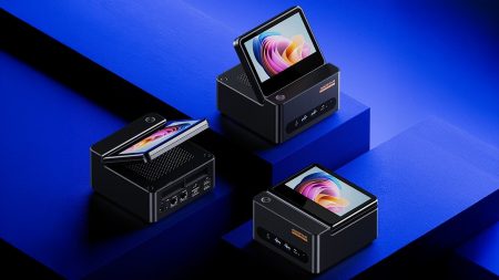 Este mini PC tiene pantalla abatible y potencia de sobra: AOOSTAR G-Flip sorprende con Intel o AMD