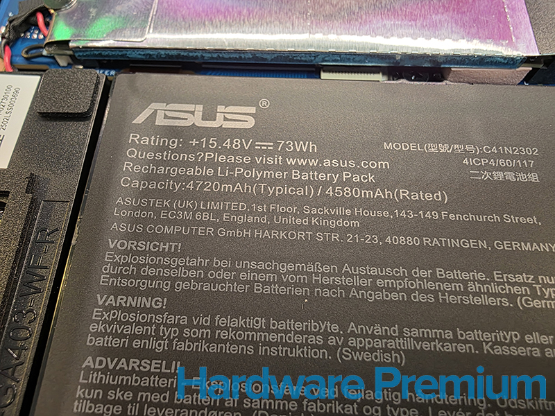 ASUS ROG Zephyrus G14 (GA403W) 2025, batería de larga duración con 73
