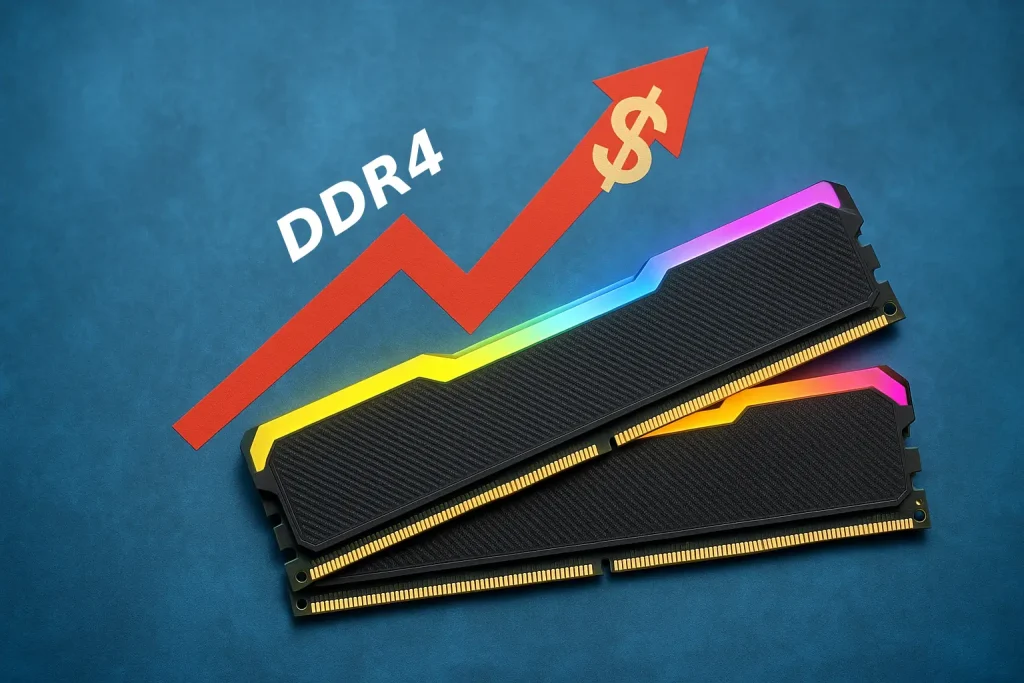 El precio de la RAM DDR4 se dispara y resucita su producción