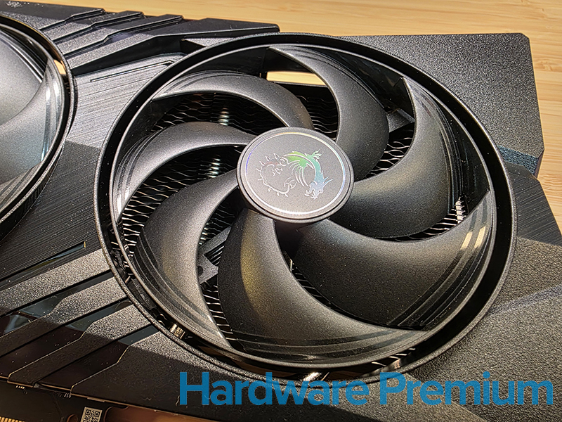 Ventiladores de 95 mm de la MSI RTX 5060 8G Gaming OC