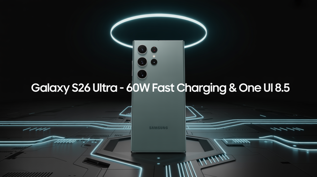El Galaxy S26 Ultra confirma carga rápida de 60W y One UI 8.5