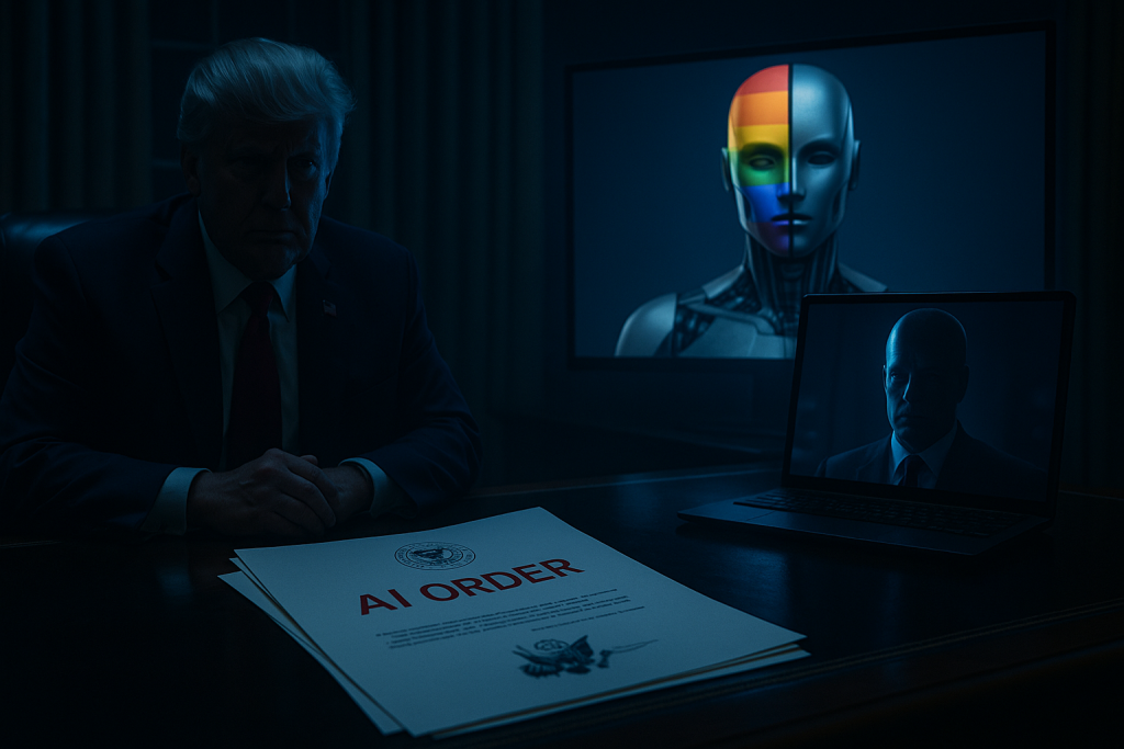 Trump lanza su cruzada contra la “IA woke” y sacude Silicon Valley