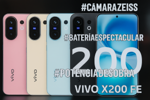 Vivo X200 FE rompe esquemas: cámara ZEISS, batería infinita y potencia de sobra