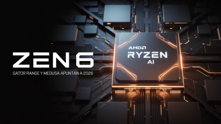 AMD Zen 6 para portátiles: Gator Range y Medusa apuntan a 2026 con más núcleos y gráficas integradas
