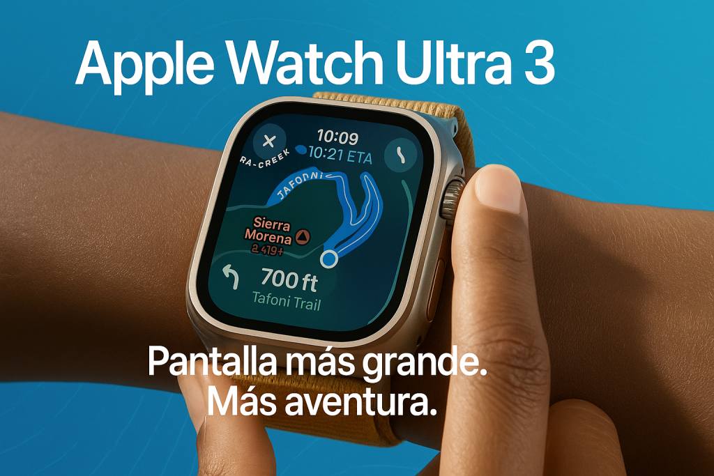 Apple Watch Ultra 3 mejora su pantalla y se prepara para septiembre