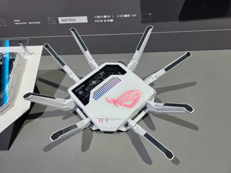 Asus ROG Rapture BE19000AI: el nuevo router definitivo que parece un Transformer