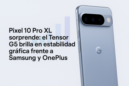 Pixel 10 Pro XL sorprende: el Tensor G5 brilla en estabilidad gráfica frente a Samsung y OnePlus