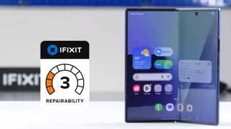 Galaxy Z Fold7: iFixit lo suspende con un 3 por su pésima reparabilidad