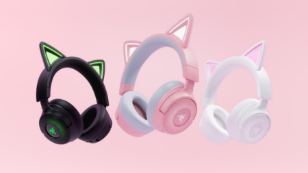 Razer Kraken Kitty V3: auriculares con orejitas, sonido premium y conexión multiplataforma