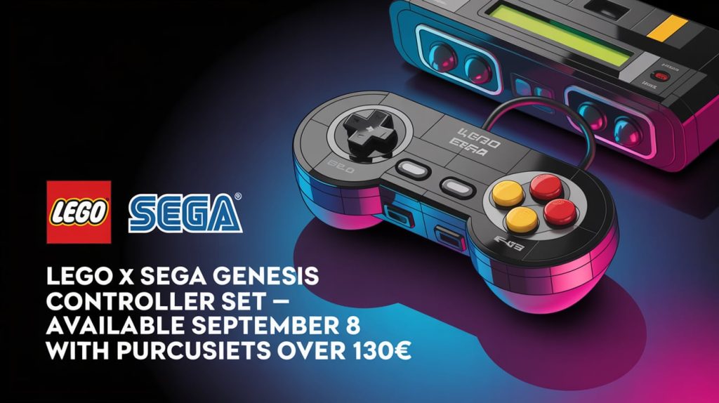 LEGO traerá el mando de SEGA Genesis en forma de set coleccionable: fecha y detalles filtrados