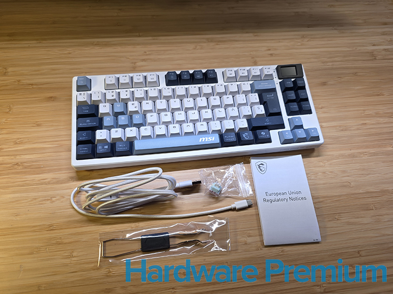 Accesorios y teclado MSI Forge GK600 TKL Wireless
