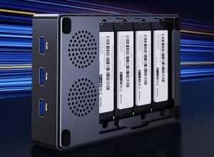 Xyber Hydra NAS: mini NAS barato, lleva 4 SSD M.2 y enfría mejor que el NucBox G9