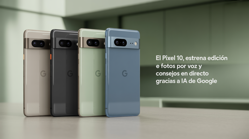 El Pixel 10 estrena edición de fotos por voz y consejos en directo gracias a la IA de Google