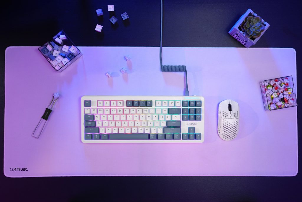 GXTrust Xyra: el teclado mecánico hot-swap que llega con juntas de goma y RGB a precio tentador