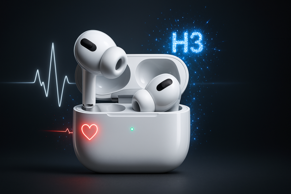AirPods Pro 3: llegan con sensor de ritmo cardíaco y el chip más avanzado de Apple