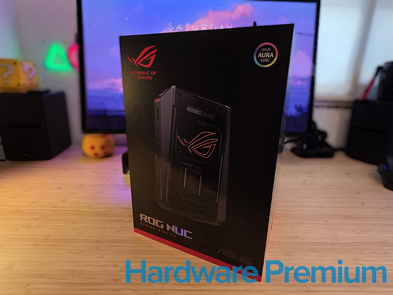 Embalaje del ASUS ROG NUC 2025
