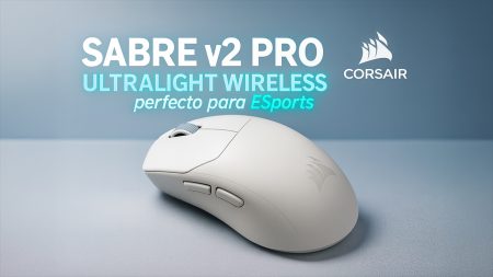 Corsair SABRE v2 PRO Ultralight Wireless: 36 gramos, 8.000 Hz y la precisión que buscan los pros