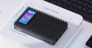 MeLE Cyber X1: el mini PC sin ventilador con diseño “erizo” y procesador Intel N150