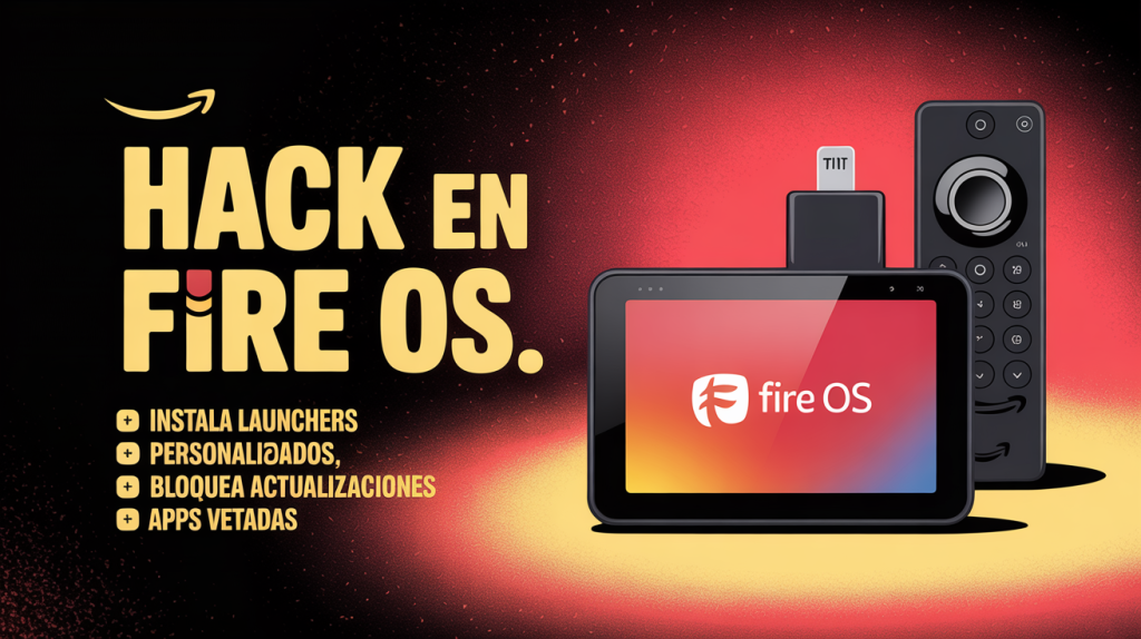 Hack en Fire OS permite instalar launchers personalizados, bloquear actualizaciones y apps vetadas en Fire TV y tablets