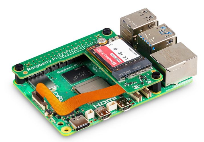 Raspberry Pi 5 estrena M.2 HAT+ Compact: SSD NVMe dentro de su caja oficial Raspberry Pi 5 estrena M.2 HAT+ Compact: SSD NVMe dentro de su caja oficial