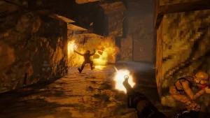 Darkenstein 3D: el brutal FPS retro gratis en Steam inspirado en Doom y Wolfenstein
