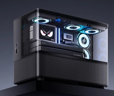 Edifier New Cyber: el altavoz que parece un PC gaming y muestra la carga de tu CPU